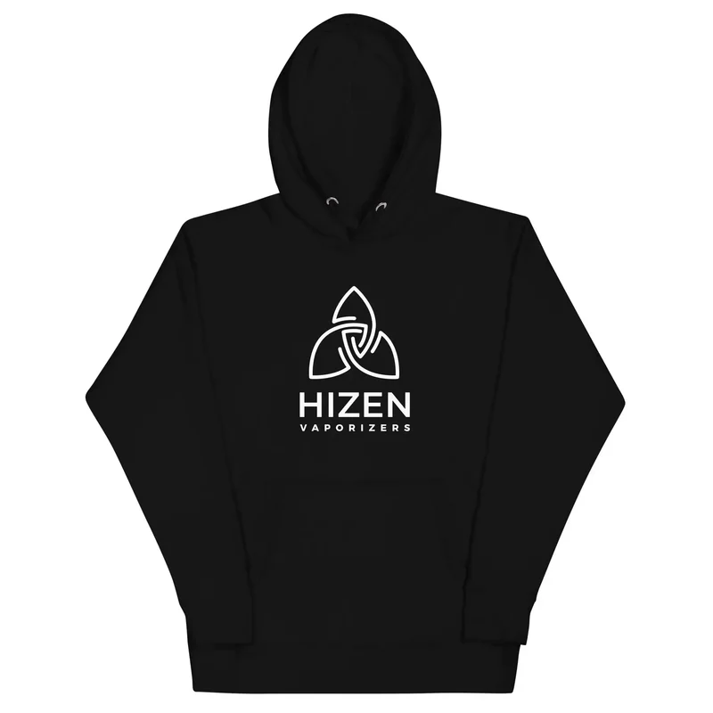 HIZEN Unisex Hoodie – Minimal Black