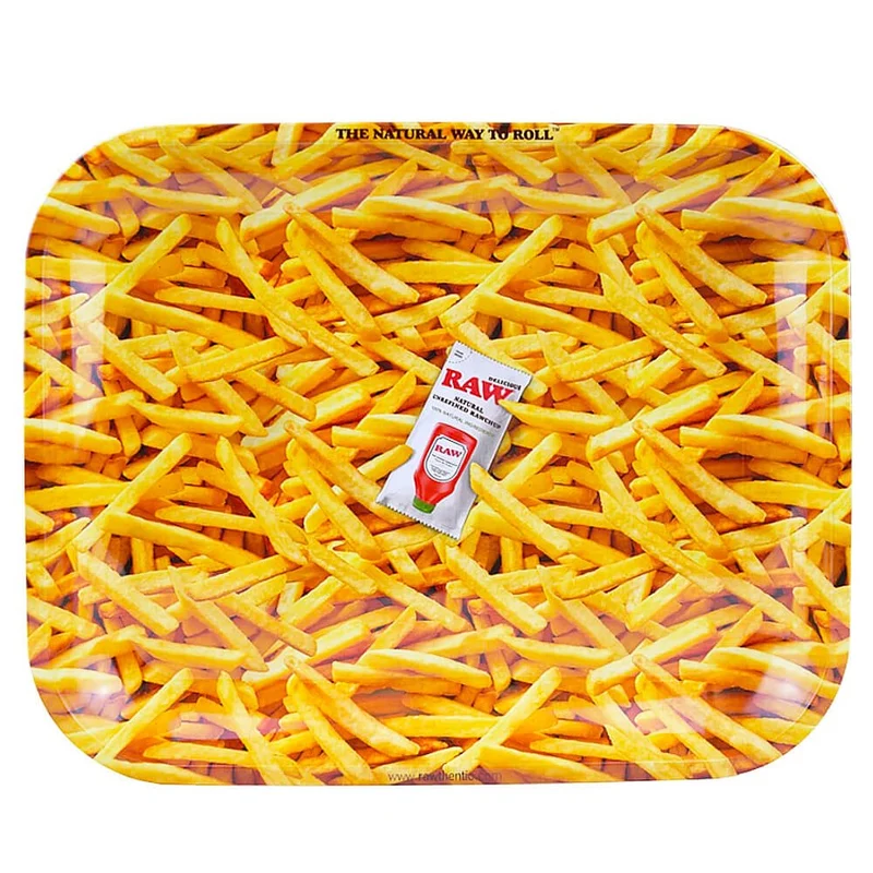 Vassoio grande in metallo per patatine fritte RAW