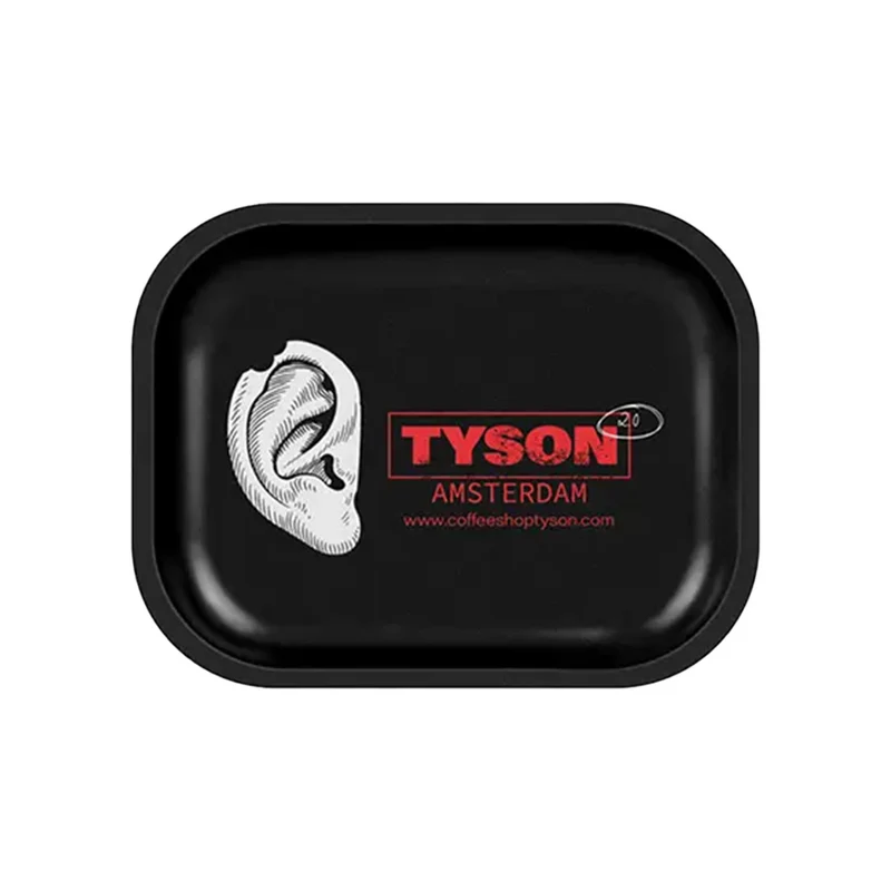 Vassoio per rollare in metallo Tyson 2.0 piccolo 18 x 14 cm
