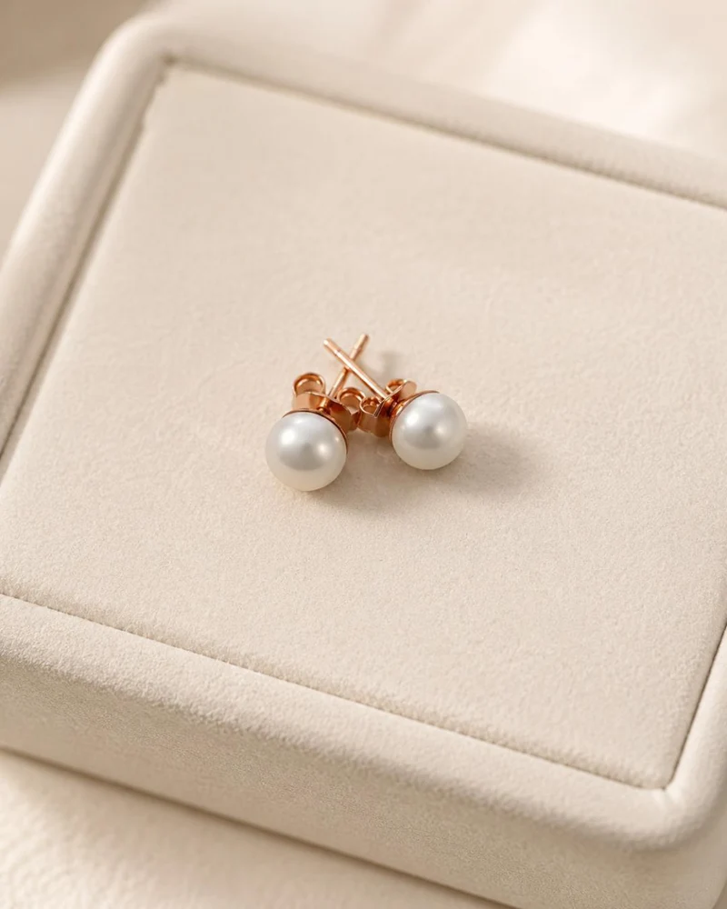 Pearl Stud Earrings