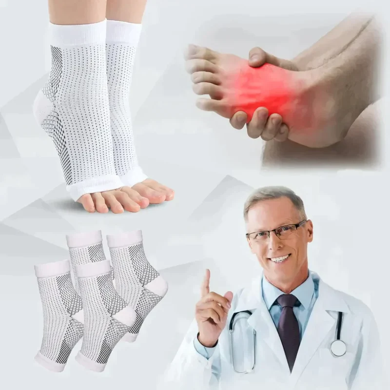 NeuroFlex Socken | Fördern Durchblutung & Fußkomfort | Atmungsaktiv & Stützend | Für empfindliche Füße