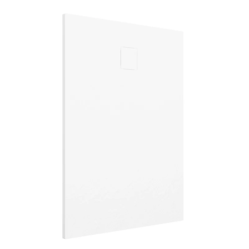 Piatto doccia 80x100 cm colore bianco effetto pietra | Samos