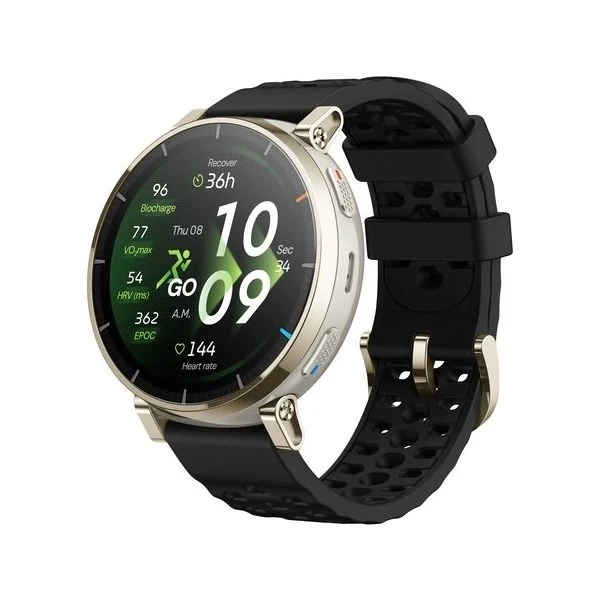 Amazfit active 3 3,35 cm (1.32") amoled digitale 466 x 466 pixel touch screen oro gps (satellitare) - 6972596109792