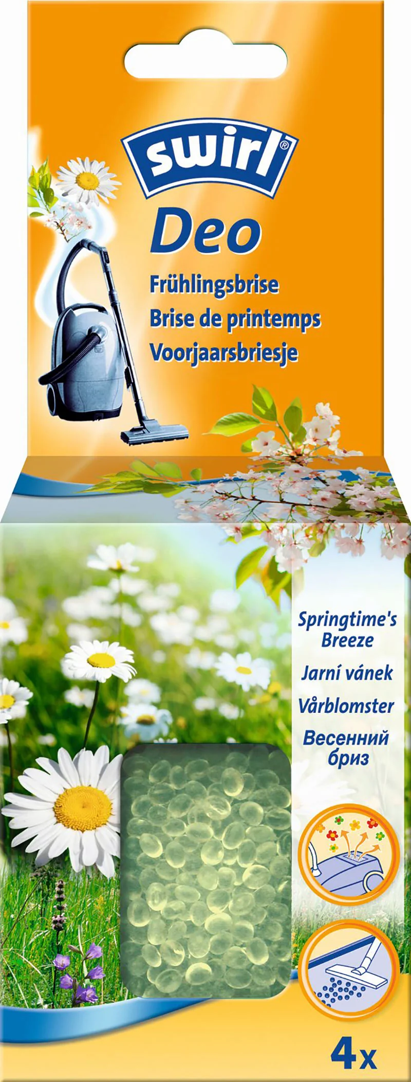 SWIRL GRANULI PROFUMATI SPRINGTIME'S BREEZE ASSORBIODORI PER ASPIRAPOLVERE