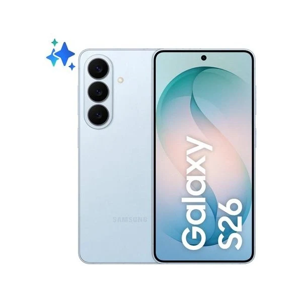 Samsung galaxy s26 smartphone ai, 256gb, processore avanzato, assistente foto, creative studio, camera 50 mp, 4300 mah, sky blue - S942BLBGE