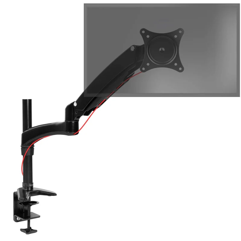 Duronic DM551X2 Monitorhalterung | Tischhalterung | Monitorarme | Monitorständer für LCD/LED Computer Bildschirme | Fernsehgeräte mit Neig und Rotierfunktion