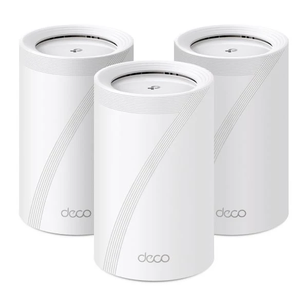 Tp-link be9300 tri-band (2,4 ghz/5 ghz/6 ghz) wi-fi 7 (802.11be) bianco 4 interno - DECO BE65(3-PACK)