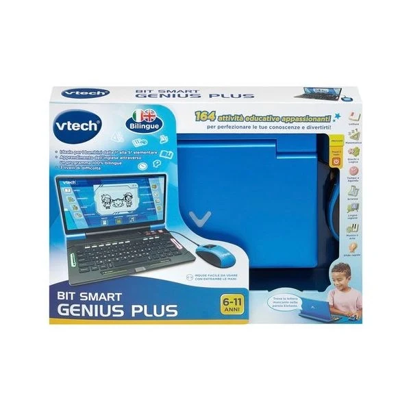 Gioco educativo vtech electronics 581249 computer bit smart genius plu