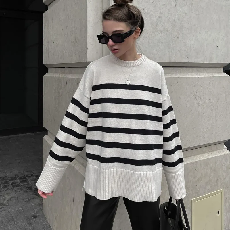 Alisa | Gestreifte Pullover