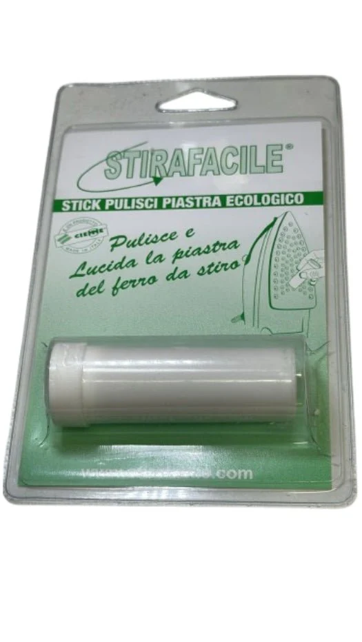 STIRAFACILE - STICK ECOLOGICO PER LA PULIZIA E LA LUCIDATURA DELLA PIASTRA DEL FERRO DA STIRO