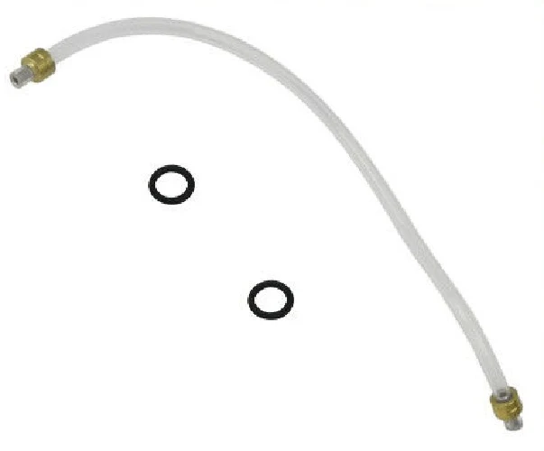 TUBO CON 2 BOCCOLE E OR L=185 mm PER MACCHINA CAFFE' DE LONGHI LATTISSIMA ONE