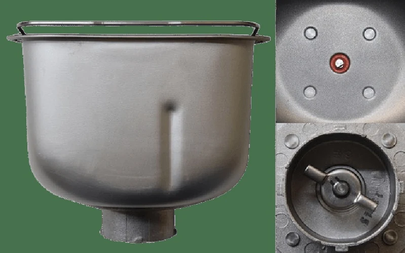 RICAMBIO VASCA CESTELLO ALTEZZA 168 mm. PER MACCHINA DEL PANE KENWOOD BM250 BM260 BM366