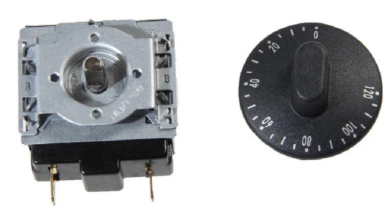 RICAMBIO KIT TIMER E MANOPOLA PER FORNO FORNETTO ELETTRICO DE'LONGHI EO2079 EO20