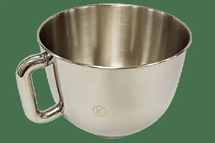 RICAMBIO CIOTOLA RECIPIENTE IN METALLO PER IMPASTATRICE KENWOOD KMIX NUOVO TIPO