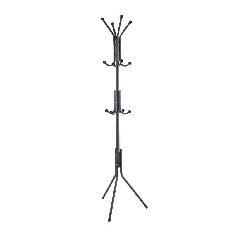 Appendiabiti Adam In Ferro Nero 42x37x171cm
