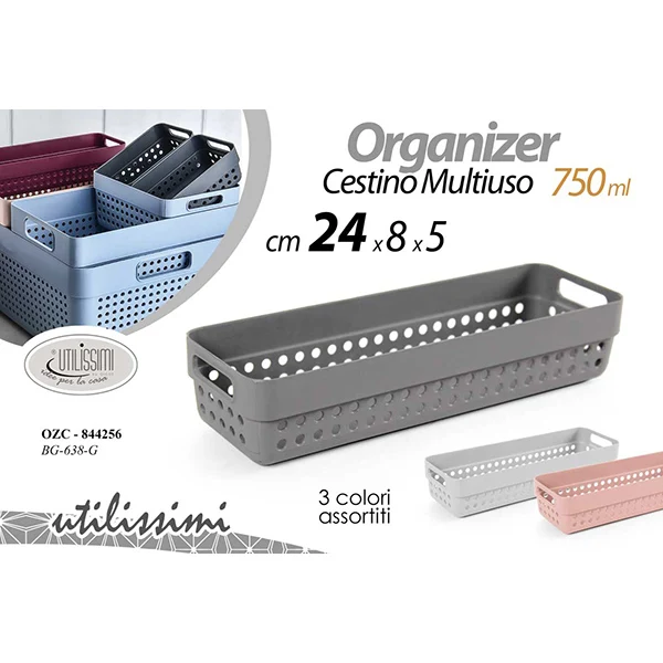 Organizer 750ml 24x8x5 Cm Assortito