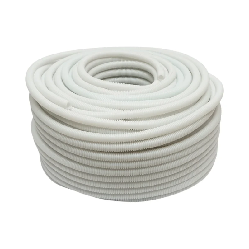 Tubo Corrugato 16mm Senza Tirafilo, polietilene HDPE 320N grigio 100m/rotolo