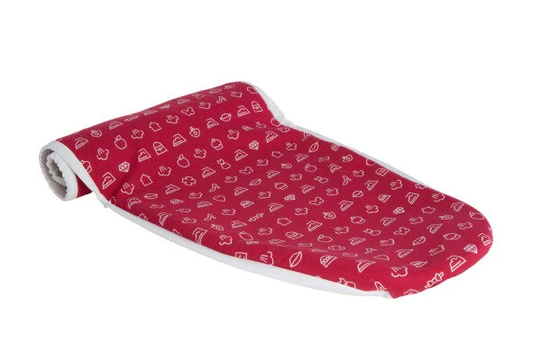 Lelit PA702 rivestimento per asse da stiro Imbottitura per copriasse da stiro Cotone, Poliestere Rosso, Bianco