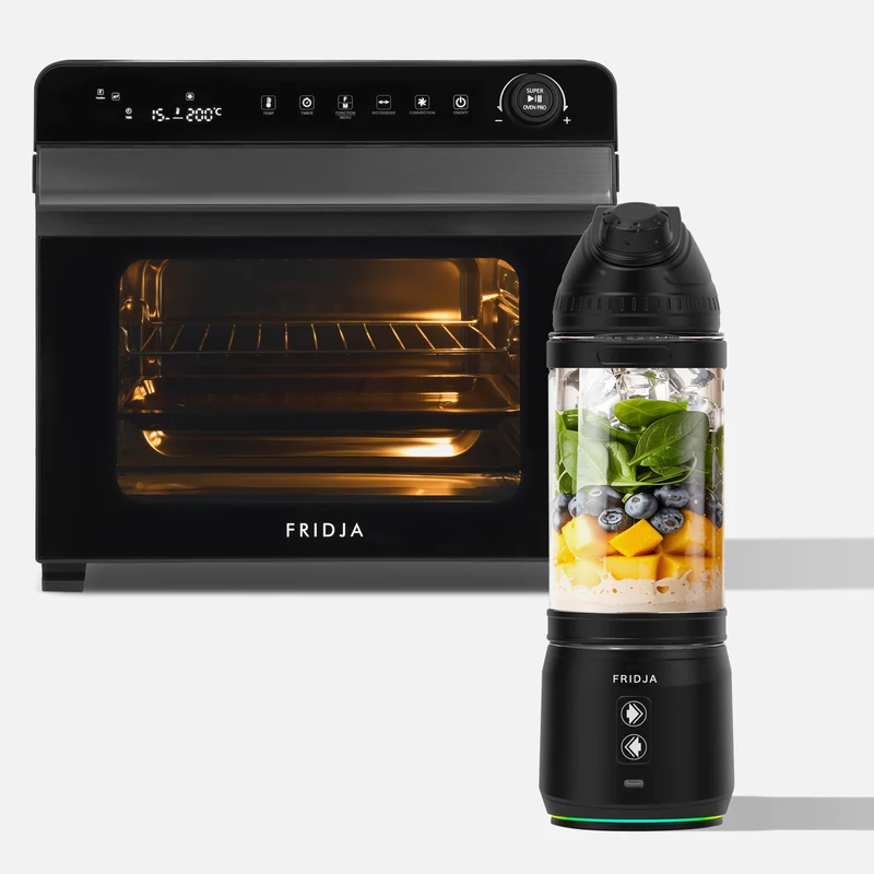 Super Kitchen Pro Duo – f77 Super Oven Pro & f500 Portable Blender