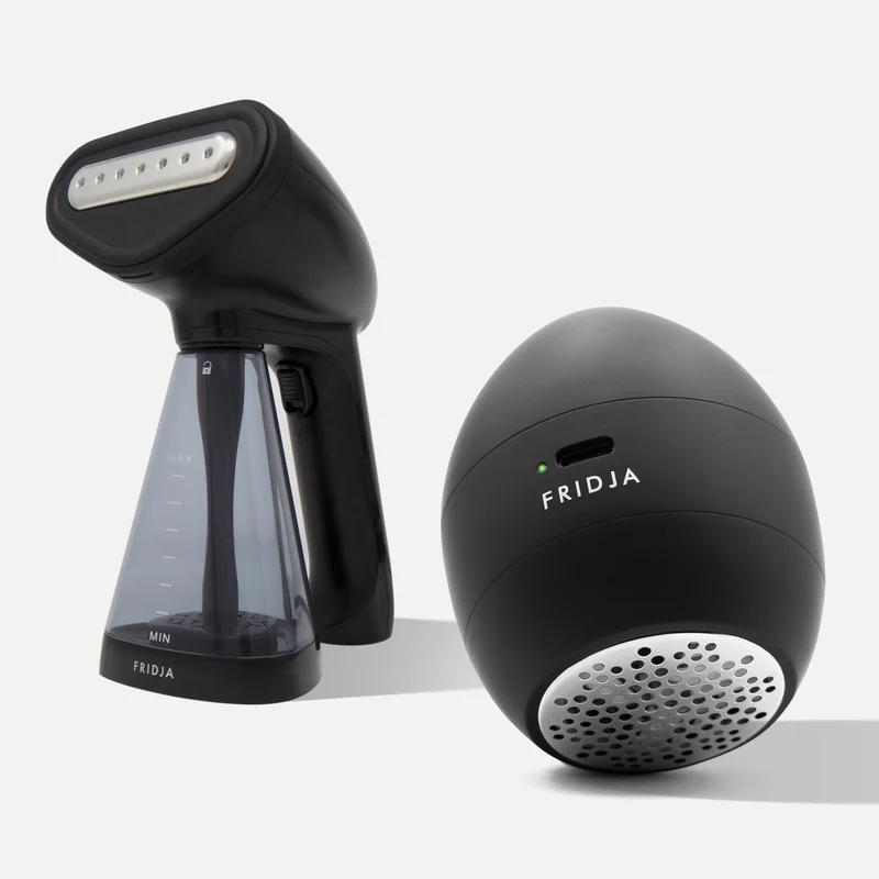 Handheld Garment Care Duo – f10 Handheld Clothes Steamer & f40 Fabric Shaver