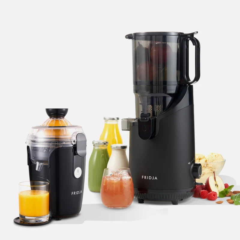 Citrus & Juice Duo – f800 Automatic Citrus Juicer & f2500 Self-Feeding Juicer