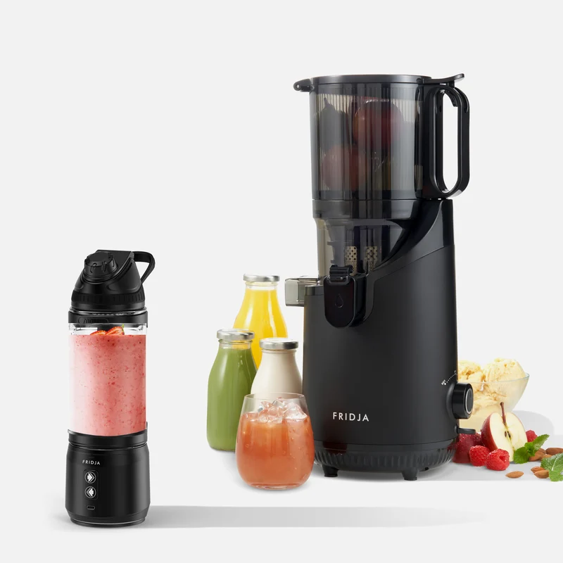 Juicer Duo – f2500 Self-Feeding Juicer & f500 Portable Blender