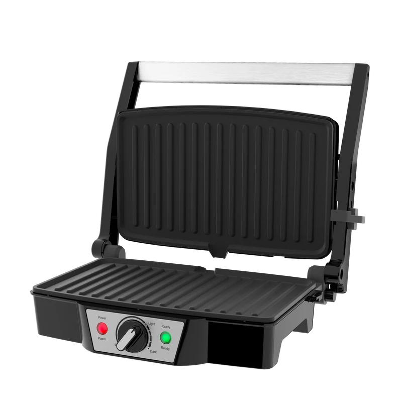 Stainless Steel Electric Medium Grill with Even Heating