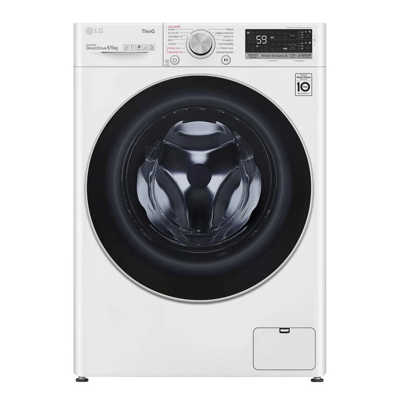 LG F4DV509H1EA Lavasciuga Intelligente AIDD 9/6kg Autodose Vapore 1400 Giri/min Carica frontale Classe E