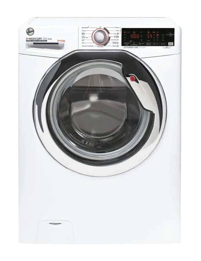 Hoover H-WASH 300 PLUS H3DS4464TAMCE-11 lavasciuga Libera installazione Caricamento frontale Bianco E