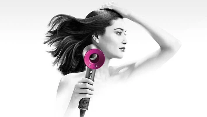 Dyson Supersonic 1600 W Argento, Bianco